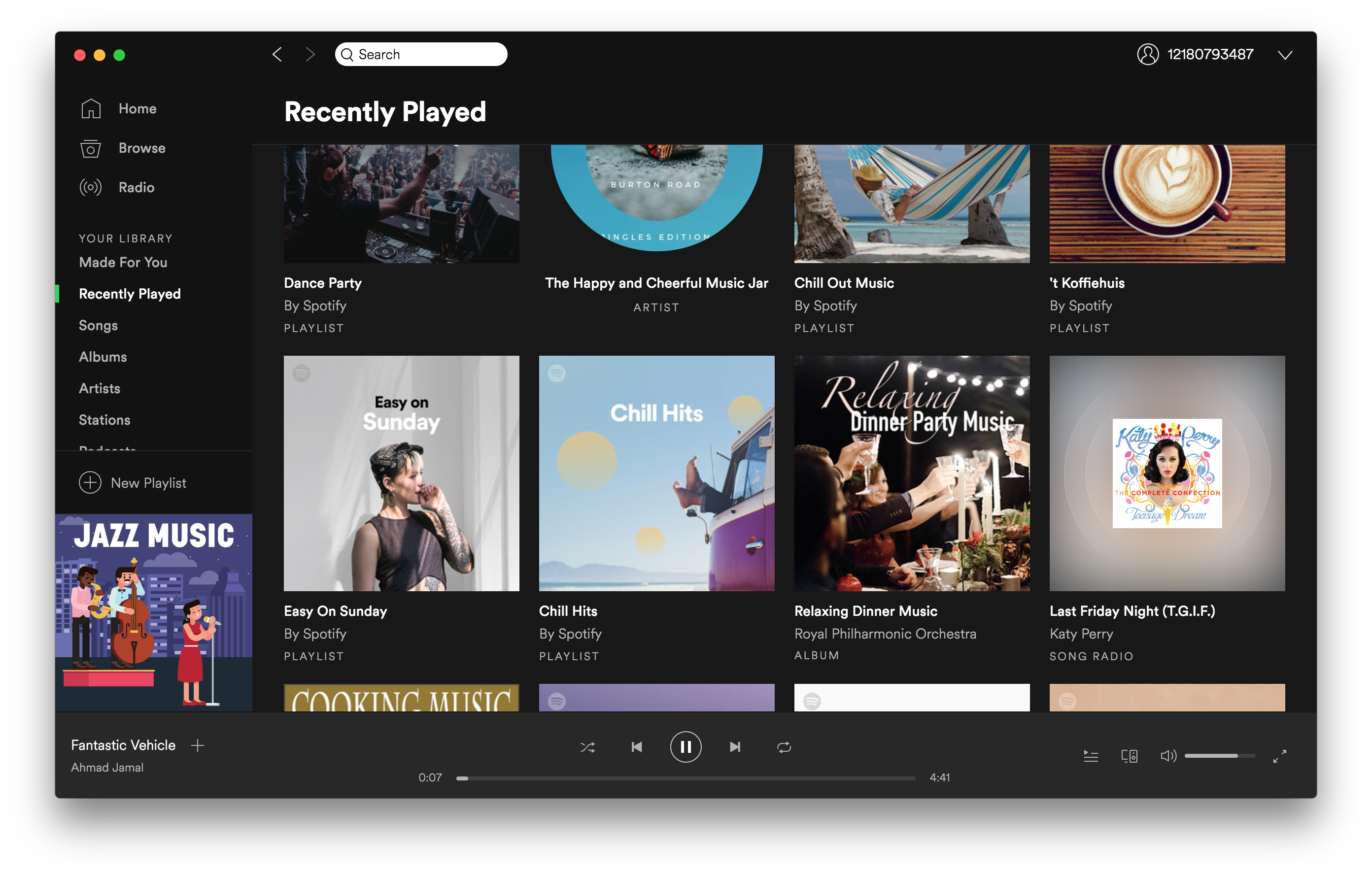 Spotify desktop application screenshot